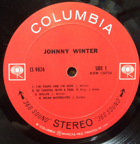 Johnny Winter : Johnny Winter (LP, Album)