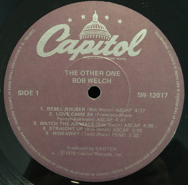 Bob Welch : The Other One (LP, Album)