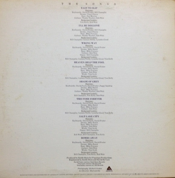 Bob Weir : Heaven Help The Fool (LP, Album)