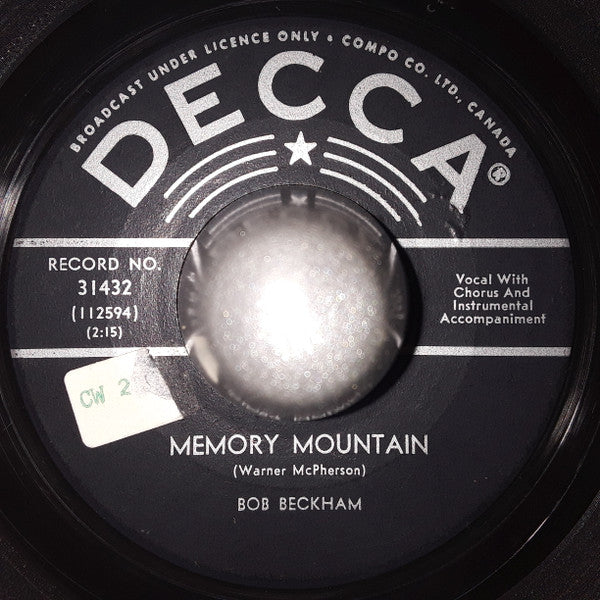 Bob Beckham : Building Memories (7", Single)