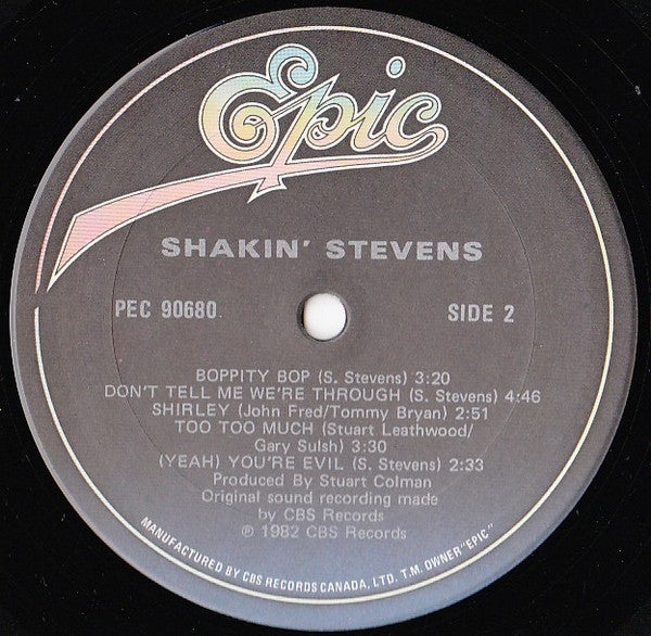 Shakin' Stevens : Shakin' Stevens (LP, Album)