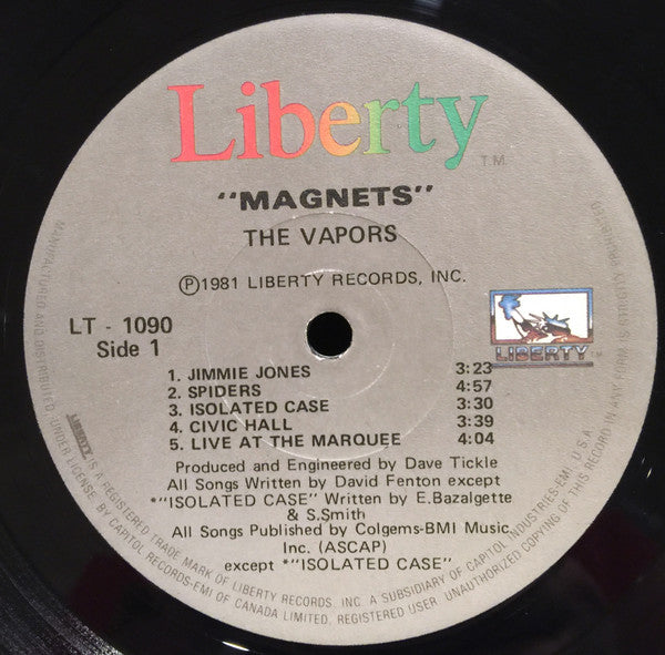 The Vapors : Magnets (LP, Album)