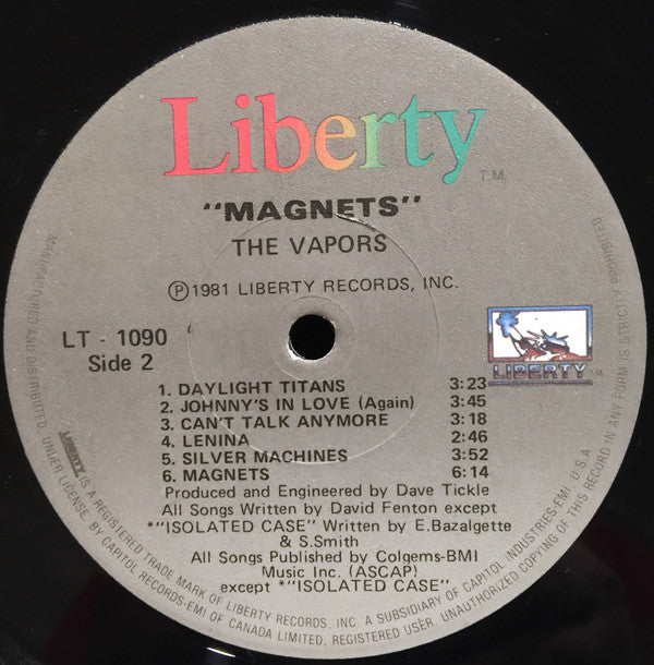 The Vapors : Magnets (LP, Album)