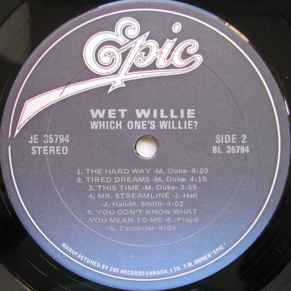 Wet Willie : Which One's Willie? (LP, Album)