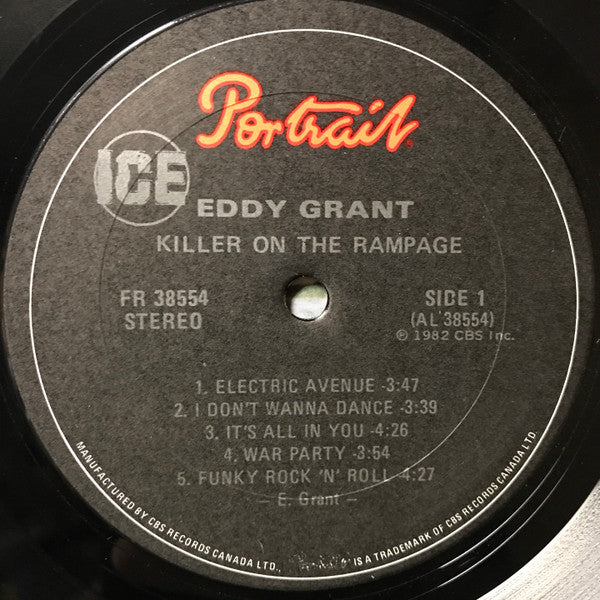 Eddy Grant : Killer On The Rampage (LP, Album)