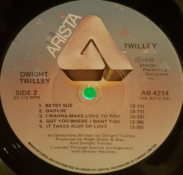 Dwight Twilley : Twilley (LP, Album)