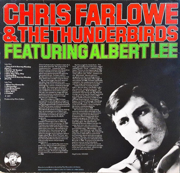 Chris Farlowe & The Thunderbirds : Chris Farlowe & The Thunderbirds (LP)