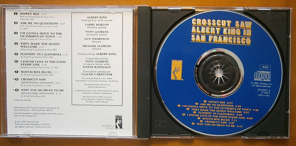 Albert King : Crosscut Saw - Albert King In San Francisco (CD, RM)