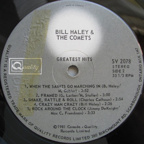 Bill Haley : Greatest Hits (LP, Comp)