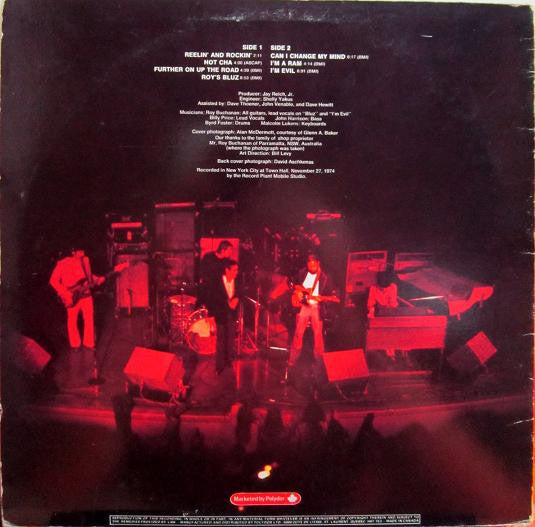Roy Buchanan : Live Stock (LP, Album, RE)