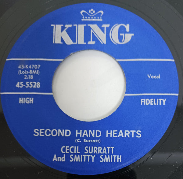 Cecil Surratt And Smitty Smith : Second Hand Hearts / S And S Ride (7")