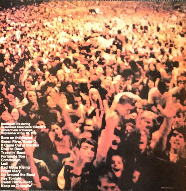 Creedence Clearwater Revival : Live In Europe (2xLP, Album, RE, Gat)