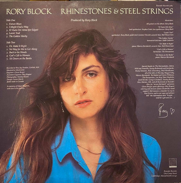 Rory Block : Rhinestones & Steel Strings (LP, Album)