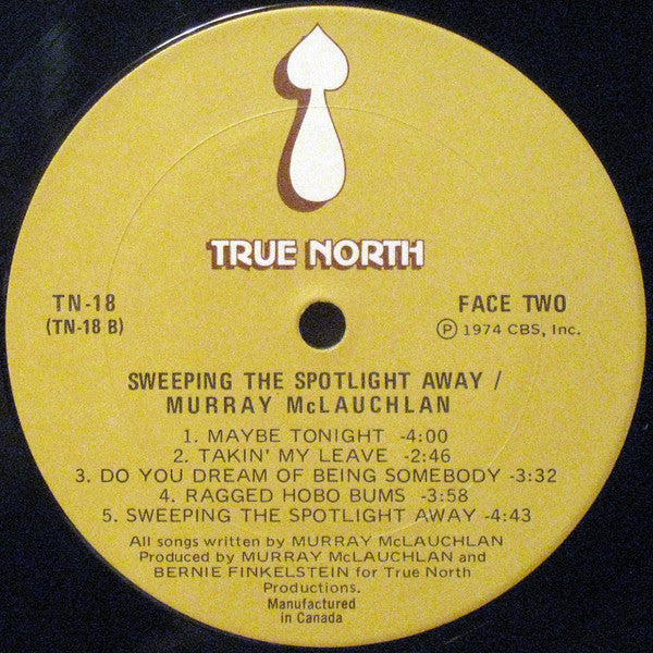 Murray McLauchlan : Sweeping The Spotlight Away (LP, Album, RP)