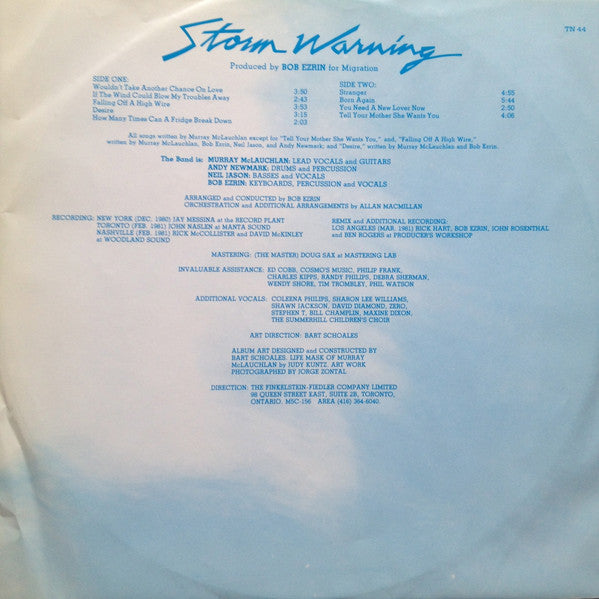Murray McLauchlan : Storm Warning (LP, Album)