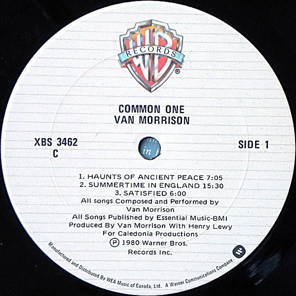 Van Morrison : Common One (LP, Album)