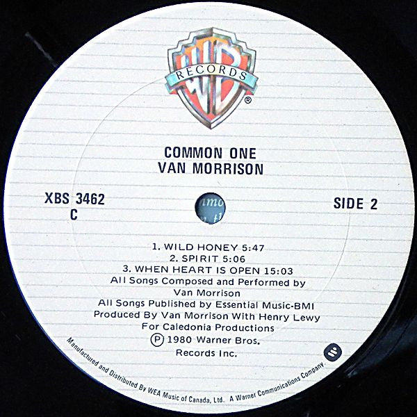 Van Morrison : Common One (LP, Album)