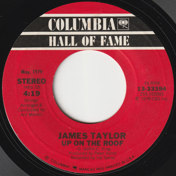 James Taylor (2) : Up On The Roof / Honey Don't Leave L.A. (7")