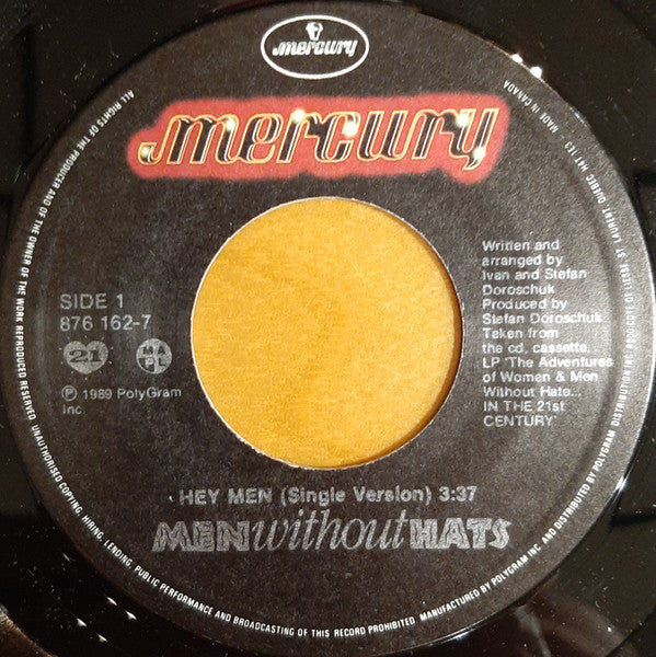 Men Without Hats : Hey Men (7", Single)