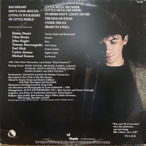 Jimmy Destri : Heart On A Wall (LP, Album)