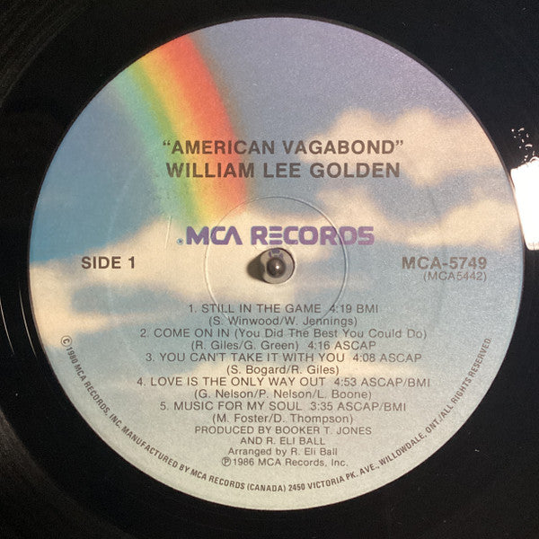 William Golden : American Vagabond (LP, Album)