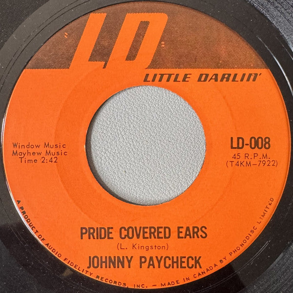 Johnny Paycheck : The Lovin' Machine (7", Single)