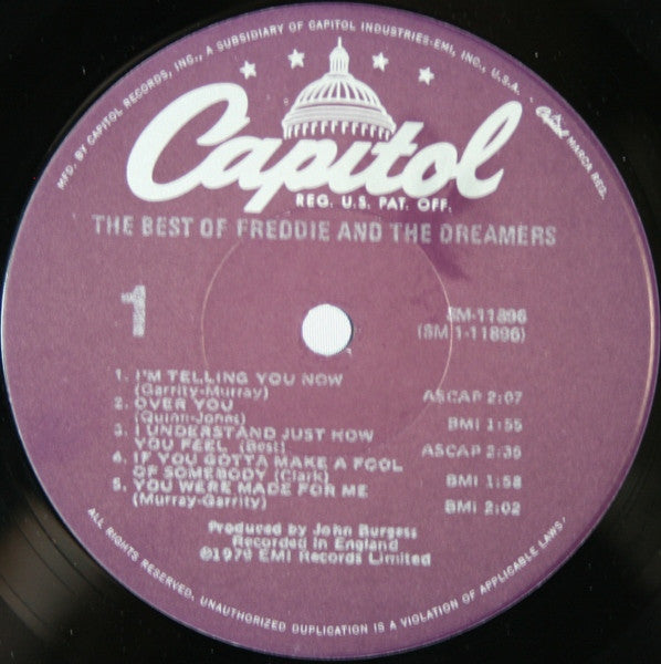 Freddie And The Dreamers* : The Best Of (LP, Comp, Pur)