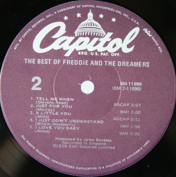 Freddie And The Dreamers* : The Best Of (LP, Comp, Pur)