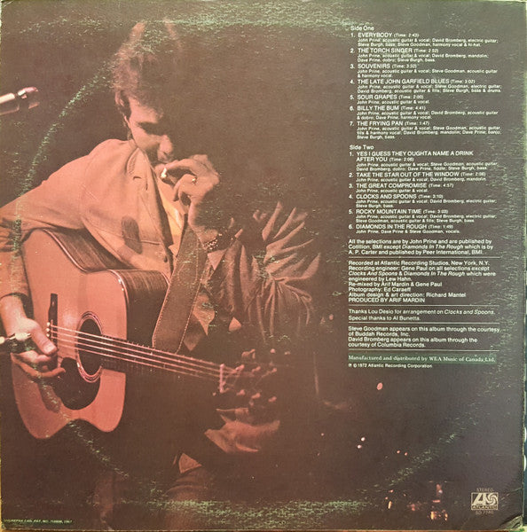 John Prine : Diamonds In The Rough (LP, Album)