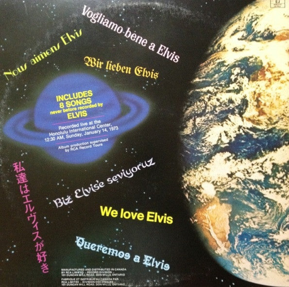 Elvis* : Aloha From Hawaii Via Satellite (2xLP, Album, Gat)