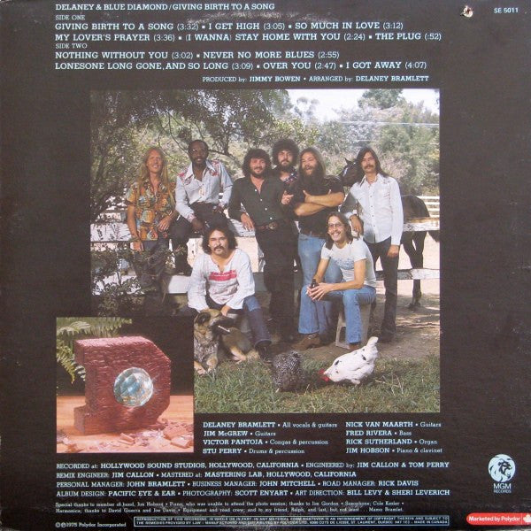 Delaney* And Blue Diamond : Giving Birth To A Song (LP, Album)