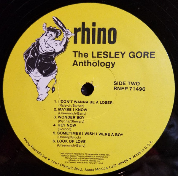 Lesley Gore : The Lesley Gore Anthology (2xLP, Comp)