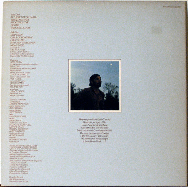 Artie Traum : Life On Earth (LP, Album, Wak)