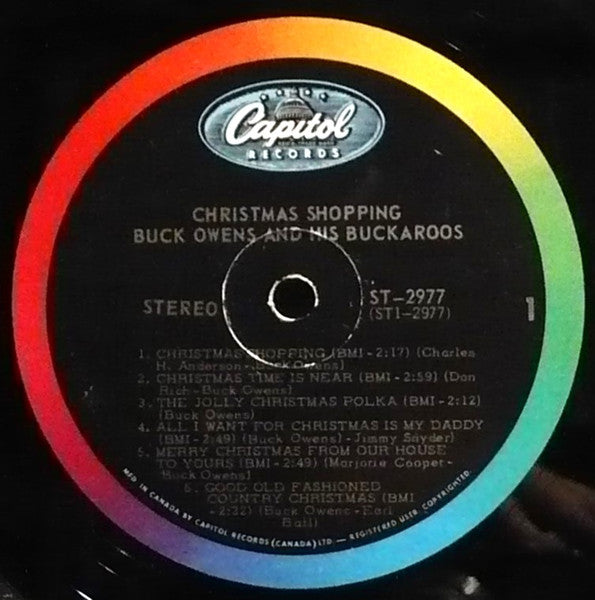 Buck Owens And His Buckaroos : Christmas Shopping (LP, Album)