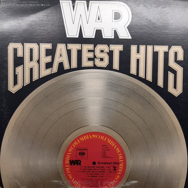 War : Greatest Hits (LP, Comp)