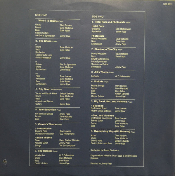 Jimmy Page : Death Wish II (The Original Soundtrack) (LP, Album)