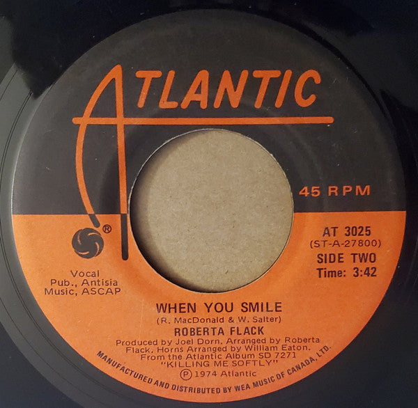 Roberta Flack : Feel Like Makin' Love (7", Single)