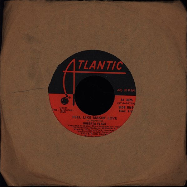 Roberta Flack : Feel Like Makin' Love (7", Single)