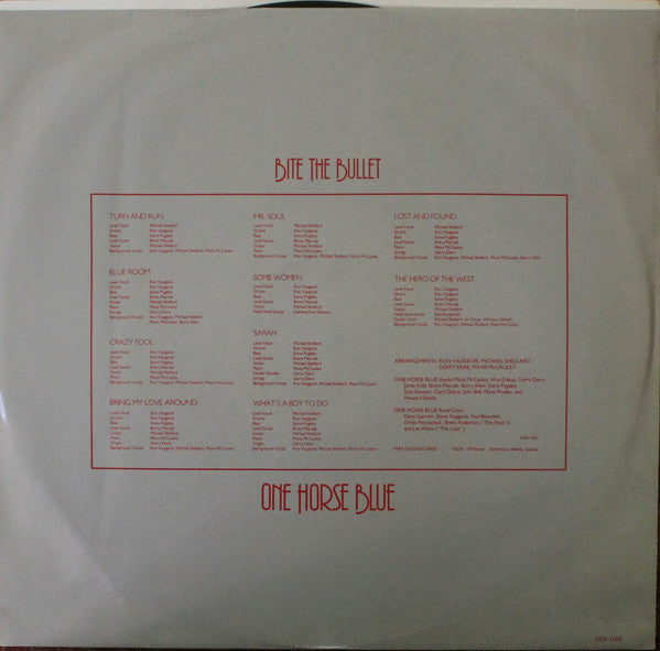 One Horse Blue : Bite The Bullet (LP, Album)
