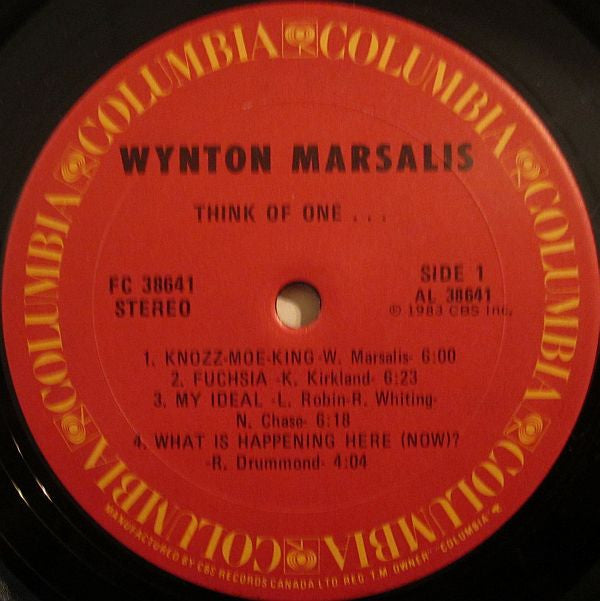 Wynton Marsalis : Think Of One (LP, Album)
