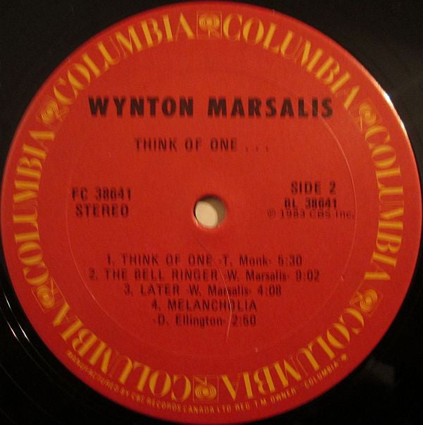 Wynton Marsalis : Think Of One (LP, Album)