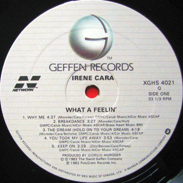 Irene Cara : What A Feelin' (LP, Album)