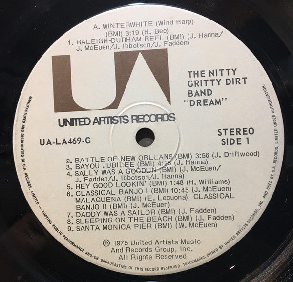 Nitty Gritty Dirt Band : Dream (LP, Album)