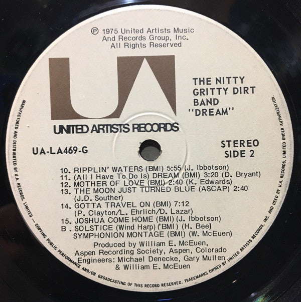 Nitty Gritty Dirt Band : Dream (LP, Album)