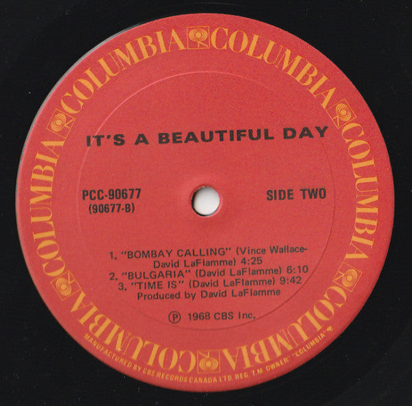 It's A Beautiful Day : It's A Beautiful Day (LP, Album, RE)