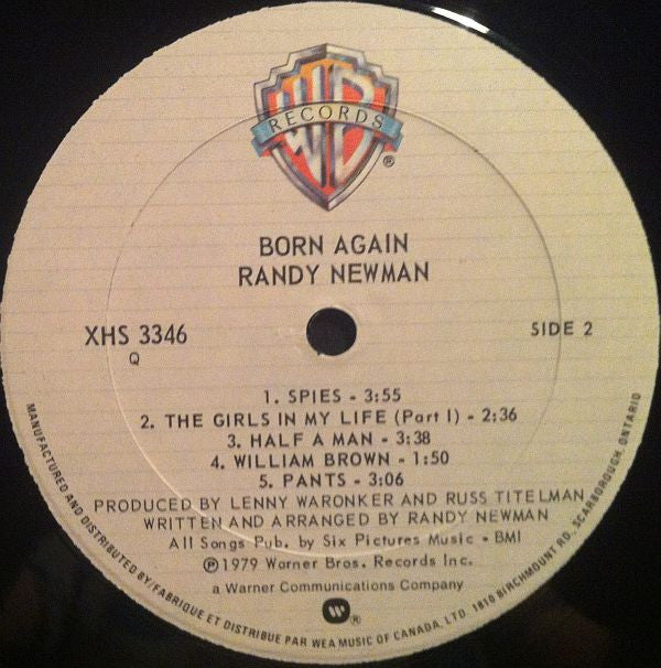 Randy Newman : Born Again (LP, Album)