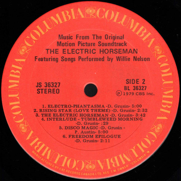 Willie Nelson / Dave Grusin : The Electric Horseman (Music From The Original Motion Picture Soundtrack) (LP, Album)