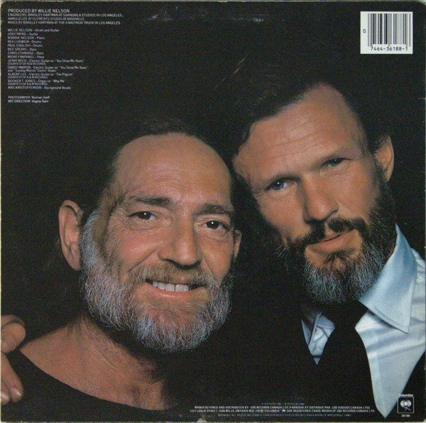 Willie Nelson : Willie Nelson Sings Kristofferson (LP, Album)