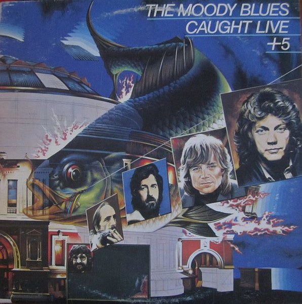 The Moody Blues : Caught Live +5 (2xLP, Album)