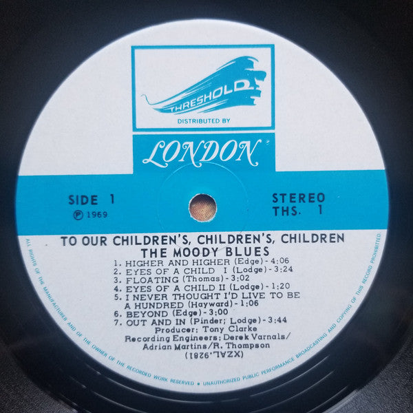 The Moody Blues : To Our Children's Children's Children (LP, Album)